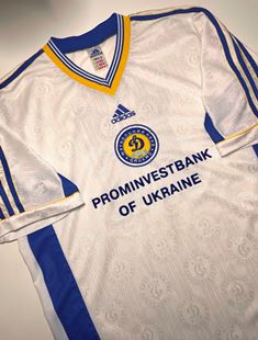 adidas Dynamo Kyiv 1998-1999長袖シャツ Dynamo Kiev Home football shirt 1998 - 1999